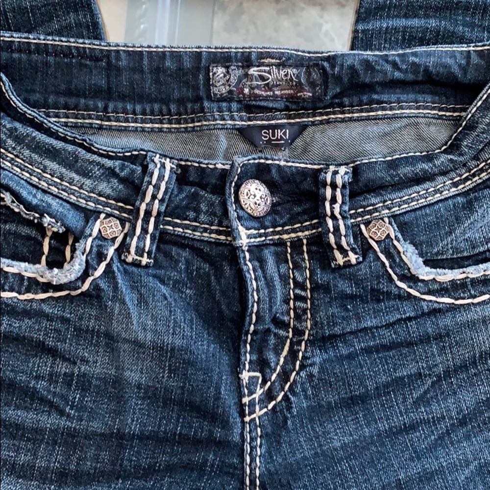 Silver blue jeans 25x32 straight leg